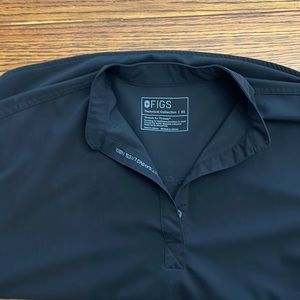 Like new XS Rafaela black scrub top